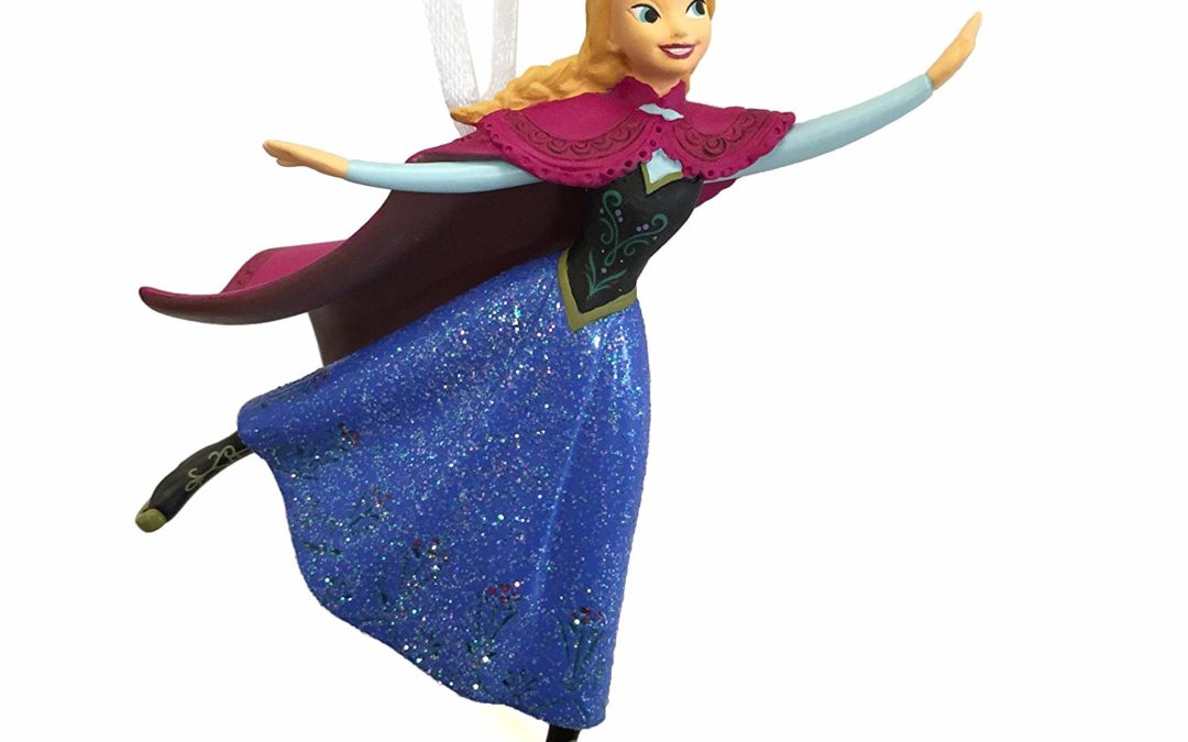 Hallmark Disney Frozen Anna Ice Skating Christmas Ornament
