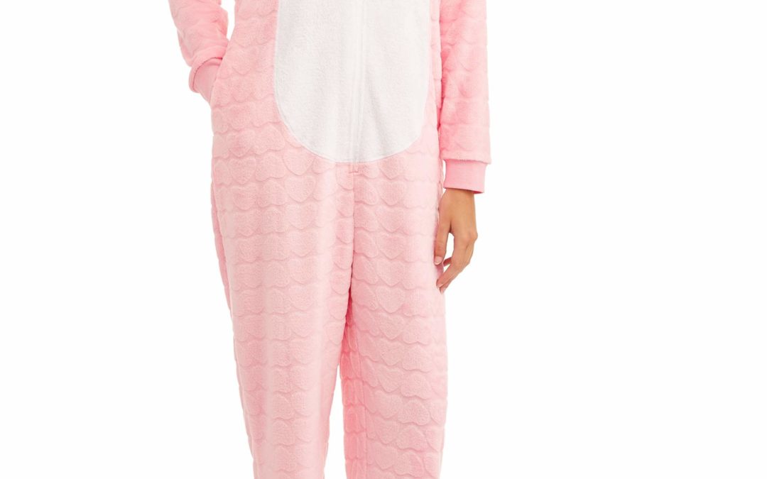 Secret Treasures Women's and Women's Plus Character Union Suit Pajama Unicorn Heart