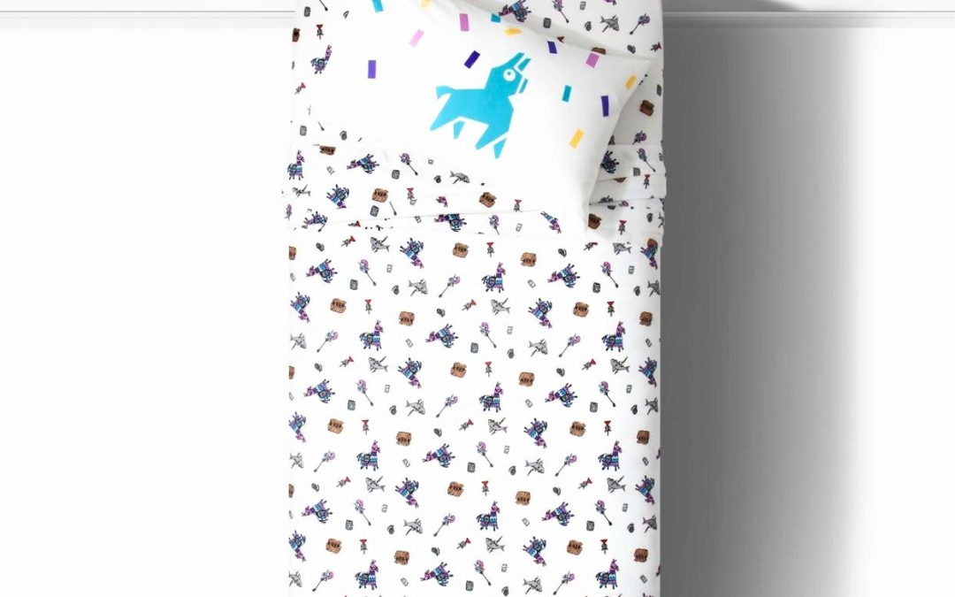 Fortnite Bedding Twin Sheet Set - 3 Pieces - Llama Design