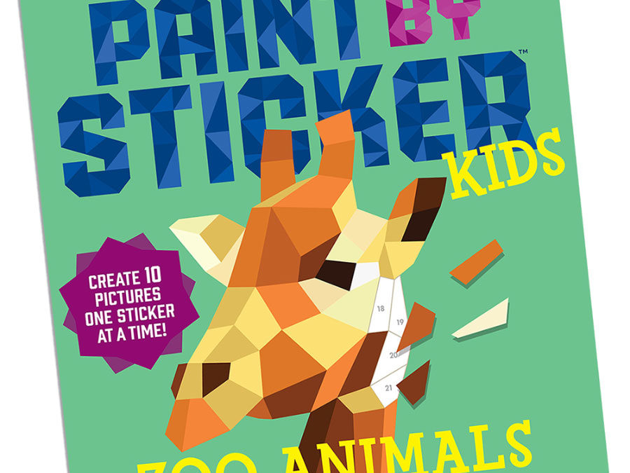 Paint By Sticker Kids - Zoo Animals