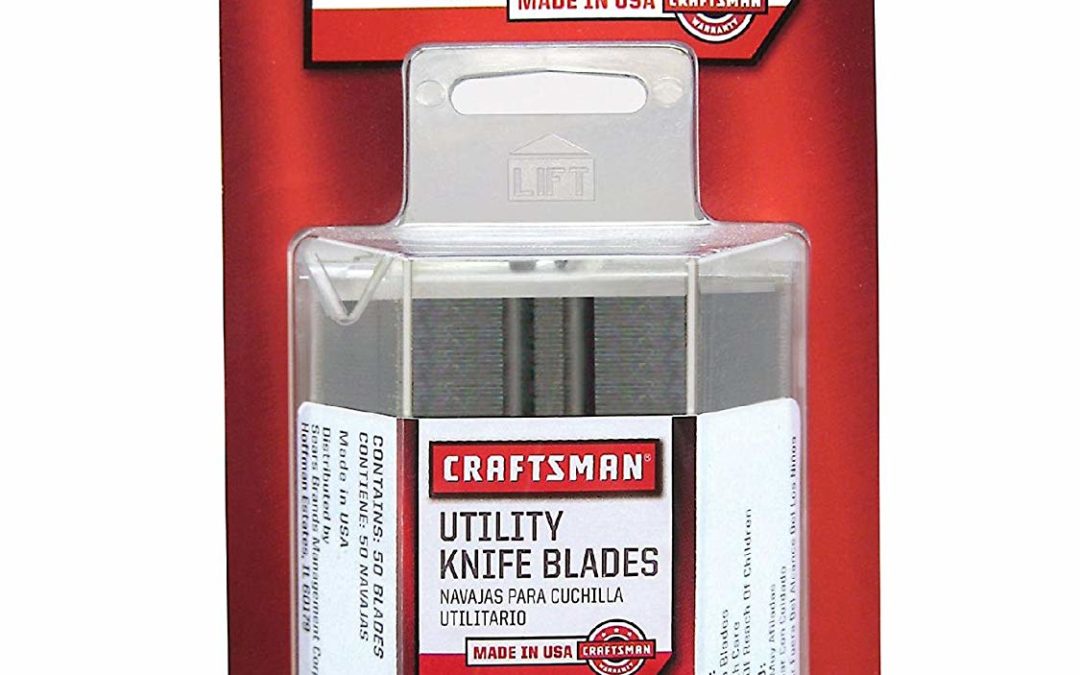 Craftsman 2-Notch Utility Knife Blades, 50-Pack