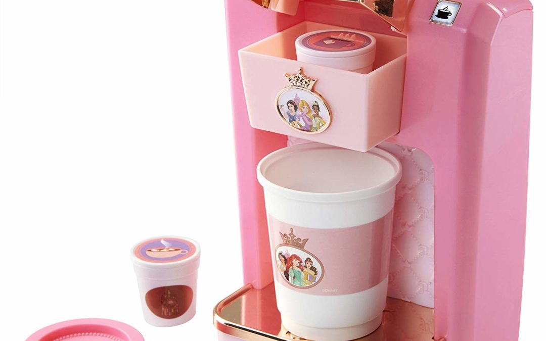 Disney Princess Style Collection Play Gourmet Coffee Maker, 4 Piece Set