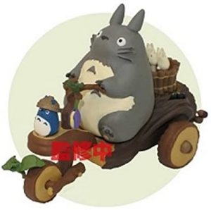 Ensky My Neighbor Totoro Totoro and Tricycle Pullback Collection Car – Official Studio Ghibli Mechandise