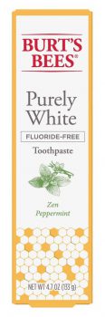 Burts Bees Toothpaste Purely White 4.7 Ounce Zen Peppermint (2 Pack)