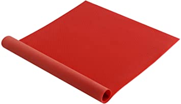 Shoe Sole Repair Rubber Soling Sheet, Non-Slip Shoe Pads Replacement for Bottom of Shoes (Red)