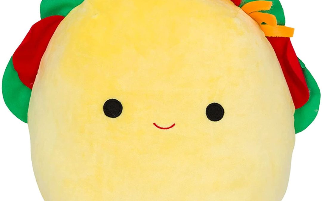 Squishmallows Official Kellytoy Plush 8 Inch Squishy Soft Plush Toy Animals (Tex Taco)