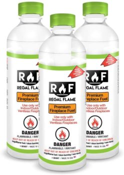 Regal Flame Ultra Pure Ventless Bio Ethanol Fireplace Fuel – 3 Quarts