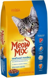 Meow Mix Seafood Medley Dry Cat Food, 3.15 Pound Bag (pack of 1)