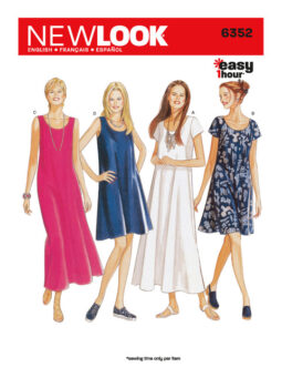 New Look Sewing Pattern Misses’ Dresses